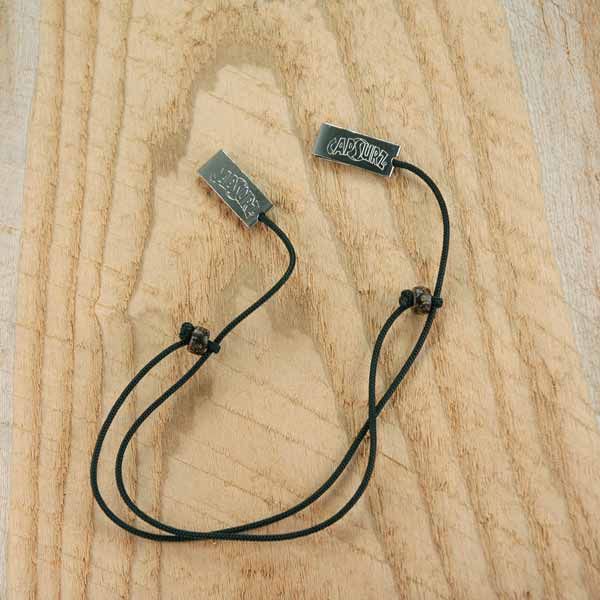 Capsurz® Keep Your Hat From Flying Off In the Wind Black Cord With Camouflage Glass Beads