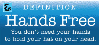 Keep your hat on your head hands free with Capsurz