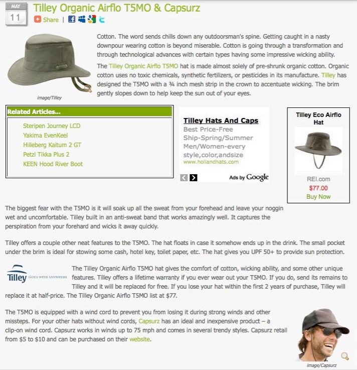 Outdoor Informer testimonial